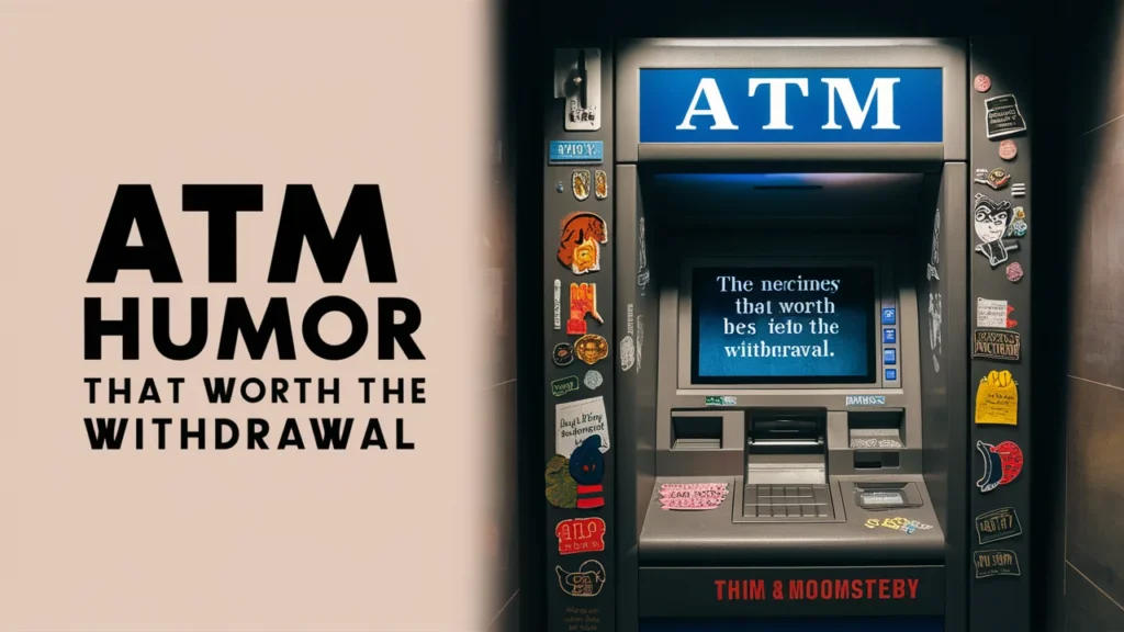 ATM Humor That’s Worth the Withdrawal