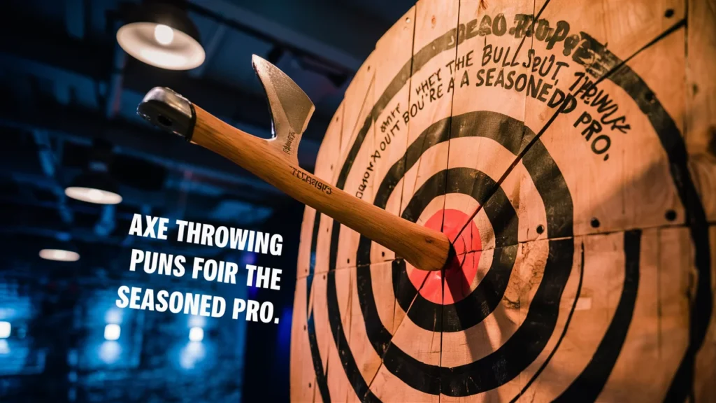 Axe Throwing Puns for the Seasoned Pro