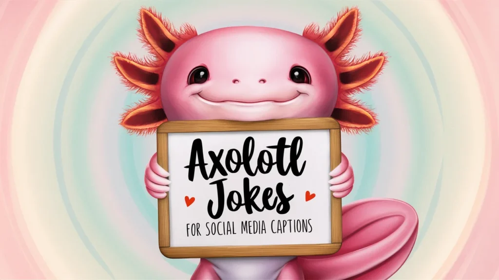 Axolotl Jokes for Social Media Captions