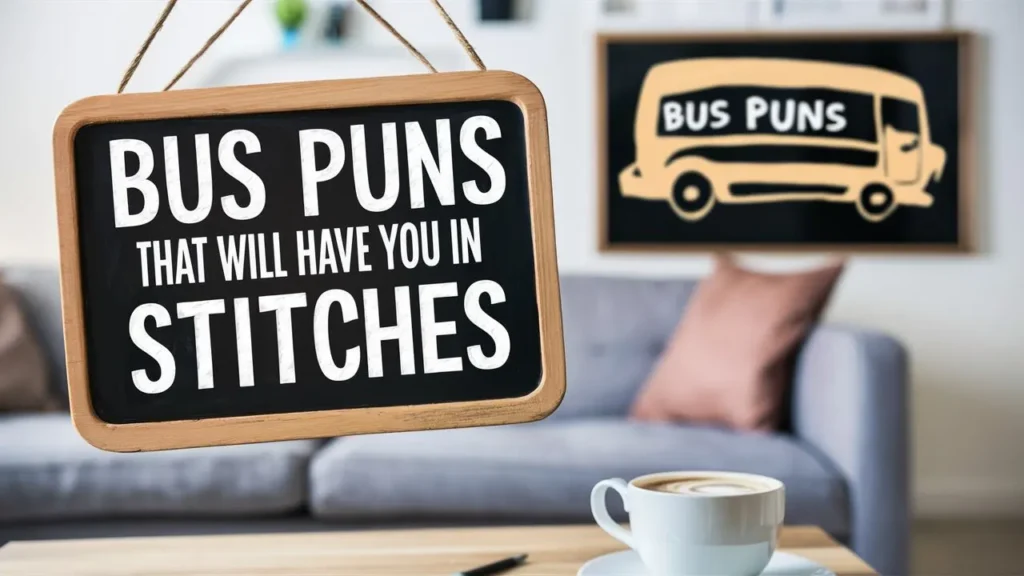 Bus Puns That Will Have You in Stitches