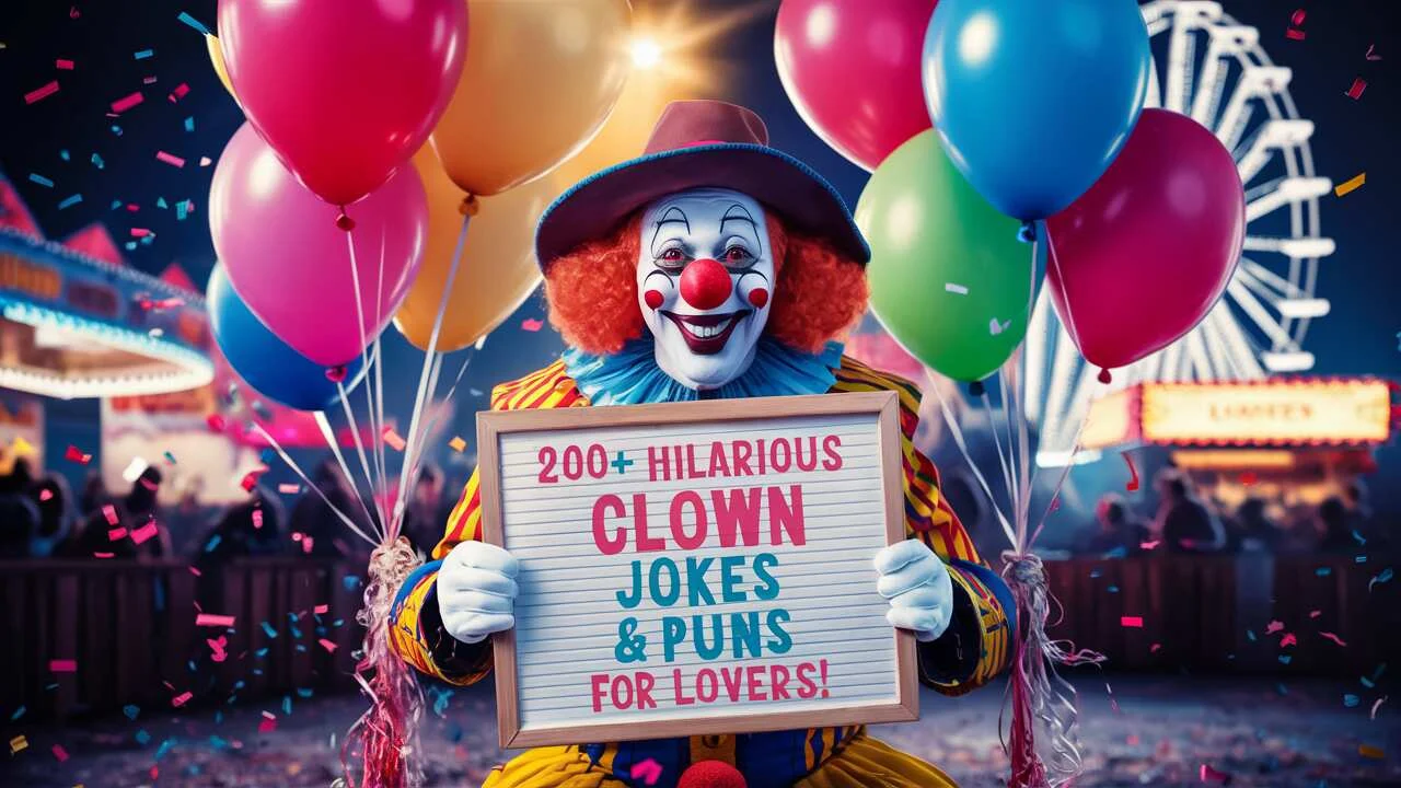 Hilarious Clown Jokes & Puns for Lovers!