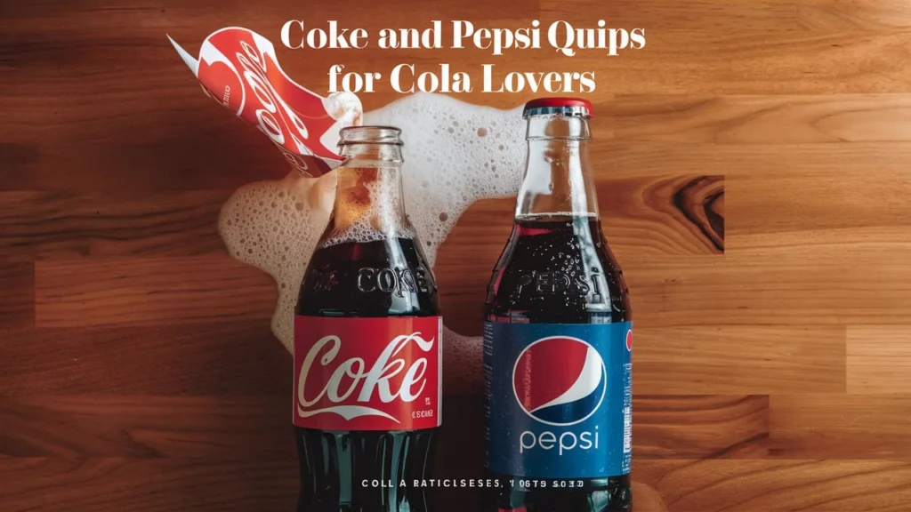 Coke and Pepsi Quips for Cola Lovers