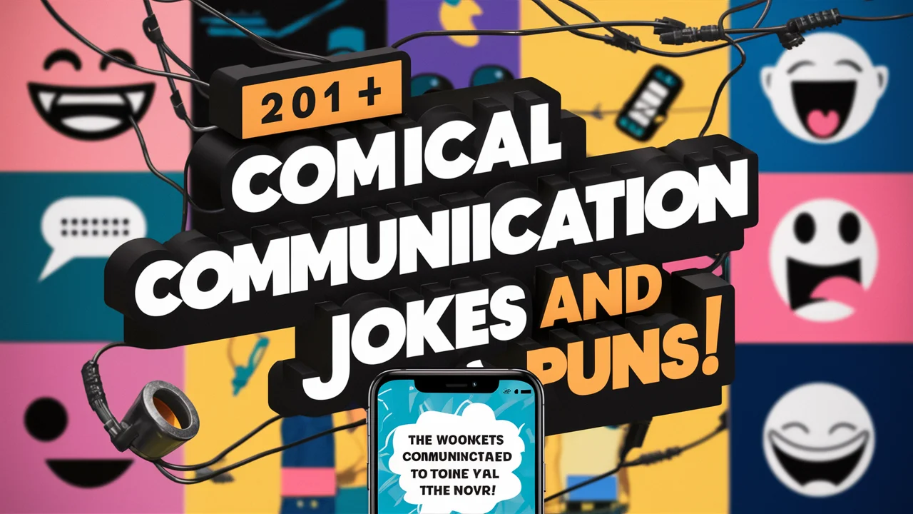 Comical Communication Jokes and Puns!