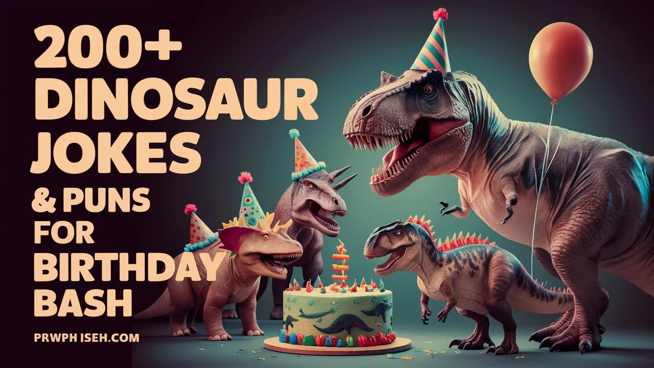 Dinosaur Jokes & Puns for Birthday Bash