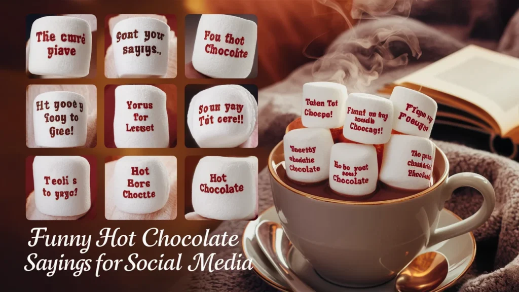 Funny Hot Chocolate Sayings for Social Media