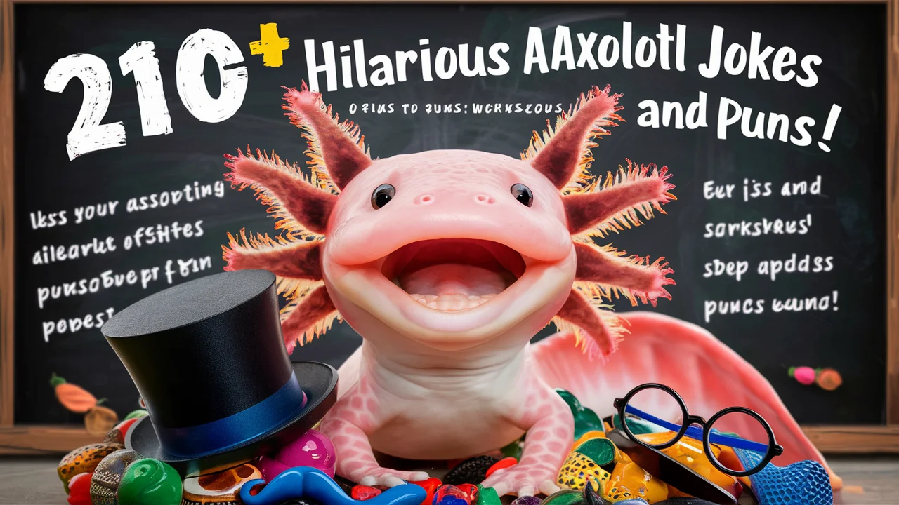 Hilarious Axolotl Jokes and Puns!