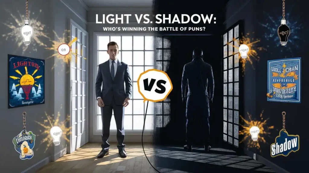 Light vs. Shadow: Who’s Winning the Battle of Puns?