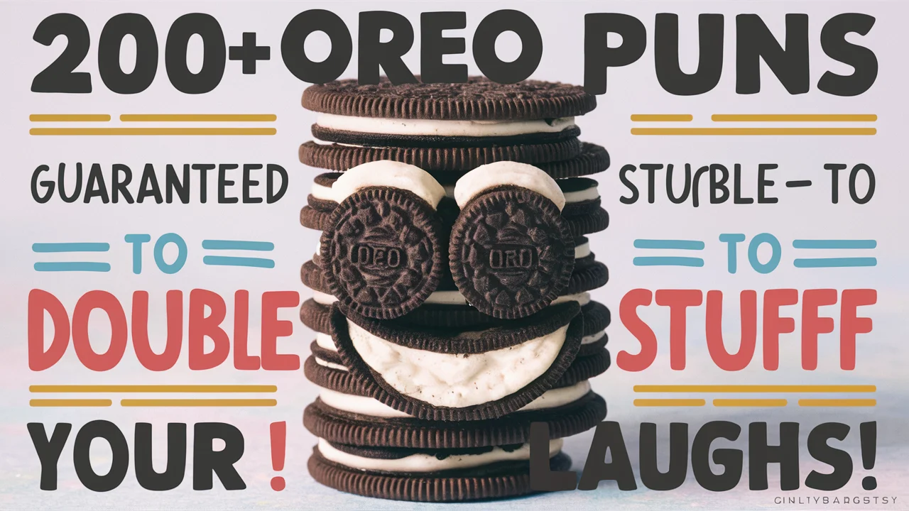 Oreo Puns Guaranteed to Double-Stuff Your Laughs!