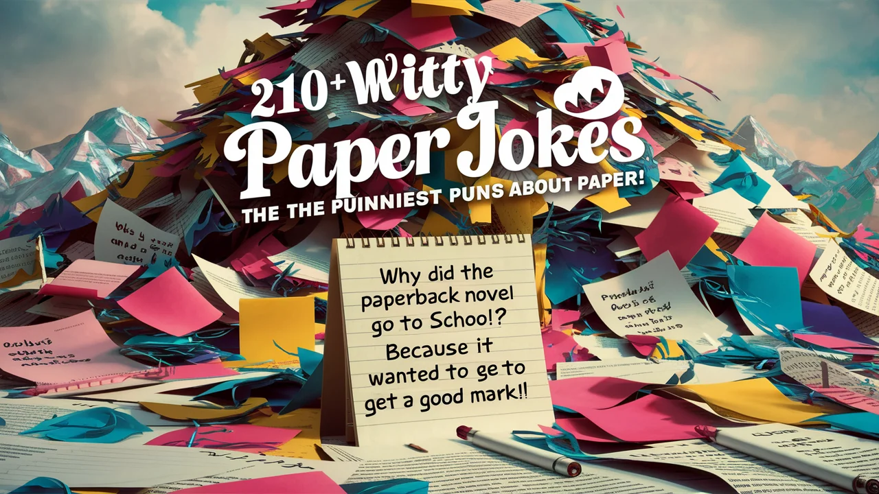 Witty Paper Jokes: The Punniest Puns About Paper!