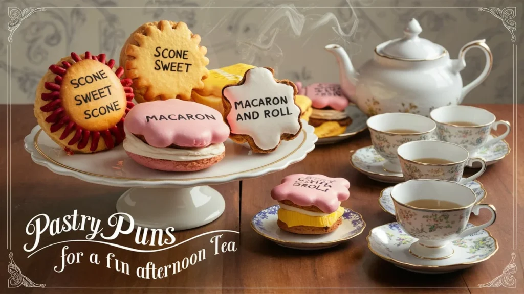 Pastry Puns for a Fun Afternoon Tea