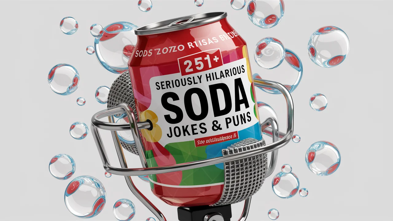 Seriously Hilarious Soda Jokes & Puns