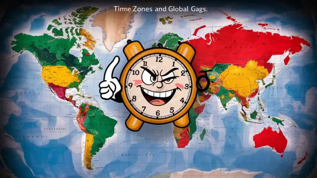 Time Zones and Global Gags