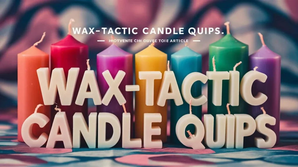 Wax-tactic Candle Quips 