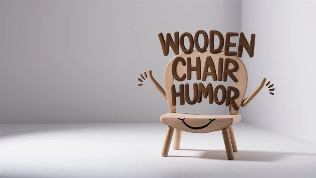 Wooden Chair Humor