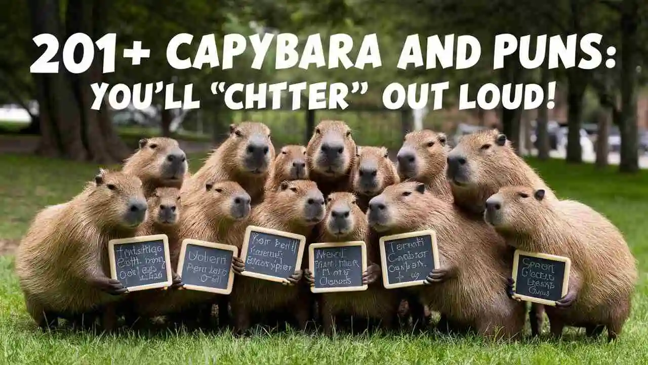 Capybara Jokes and Puns: You’ll “Chitter” Out Loud!