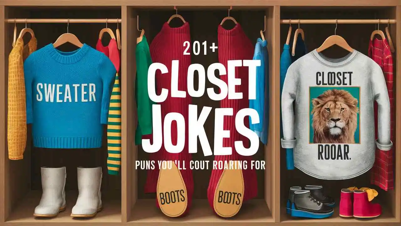 Closet Jokes: Puns You’ll Come Out Roaring For