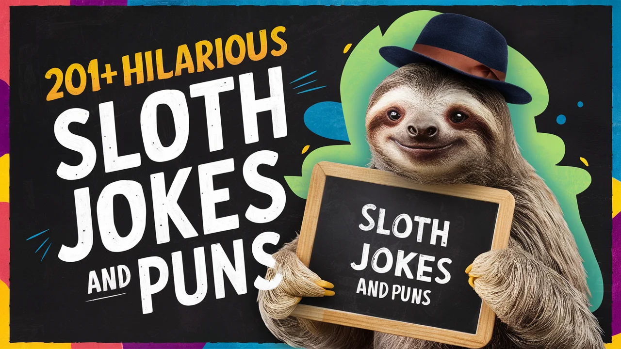 Hilarious Sloth Jokes and Puns