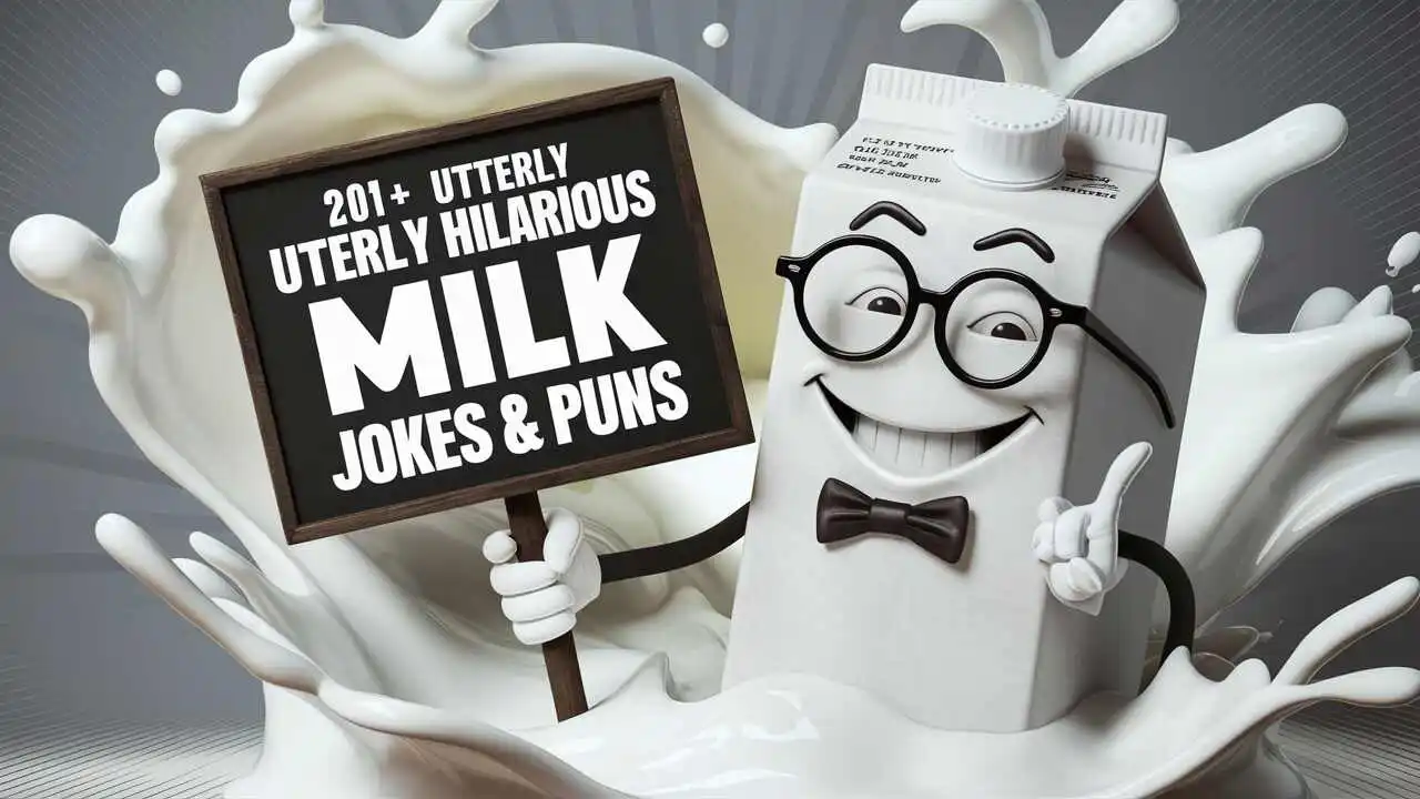 Utterly Hilarious Milk Jokes & Puns