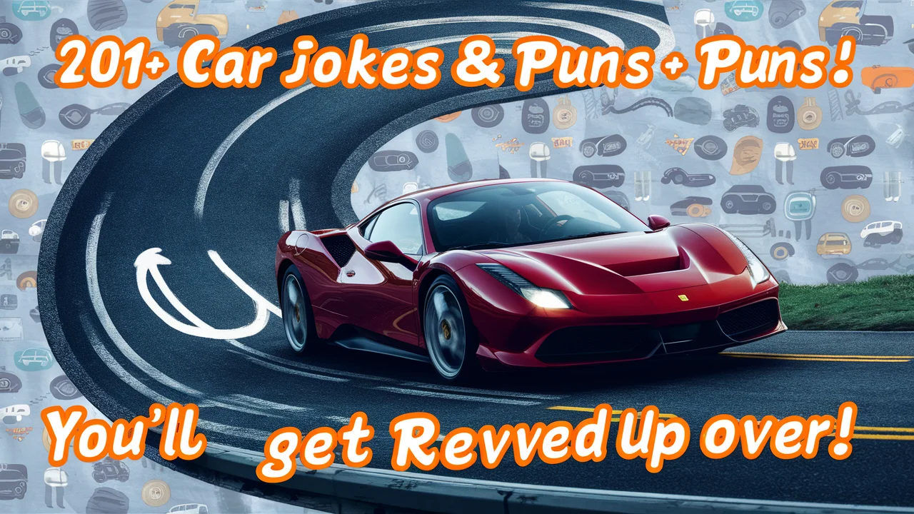 Car Jokes & Puns: You’ll Get Revved Up Over!