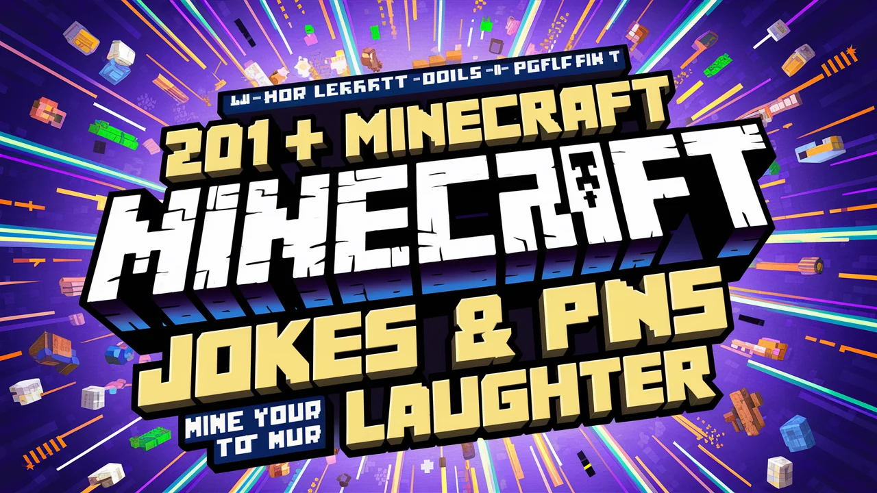 Minecraft Jokes & Puns to Mine Your Laughter